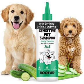 شامبو Drowus Dog 1 Pack - تحاضن شامبو الحيوانات الأليفة البروبيوتيك لإزالة الروائح الكريهة والحكة - شامبو الكلب Hypoallergenic للالتهابات الجلد - شامبو الحيوانات الأليفة يساعد على التخلص من لوازم الاستمالة والاستمالة in Kuwait