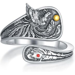 MONGAS Scorpion Ring Sterling Silver Scorpion Spoon Ring Animal Jewelry for Women in Saudi Arabia