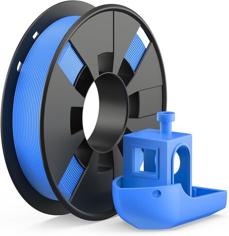 High Speed PLA Filament 1.75mm for 3D Printer, 250g 3D Printer Filament, Dimensional Accuracy ±0.02mm, Clog-Free, Smoothly Feeding, Tangle-Free (Yellow) in Saudi Arabia