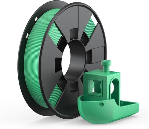 High Speed PLA Filament 1.75mm for 3D Printer, 250g 3D Printer Filament, Dimensional Accuracy ±0.02mm, Clog-Free, Smoothly Feeding, Tangle-Free (Yellow) in Saudi Arabia