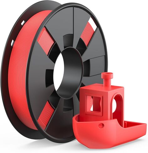 High Speed PLA Filament 1.75mm for 3D Printer, 250g 3D Printer Filament, Dimensional Accuracy ±0.02mm, Clog-Free, Smoothly Feeding, Tangle-Free (Yellow) in Saudi Arabia