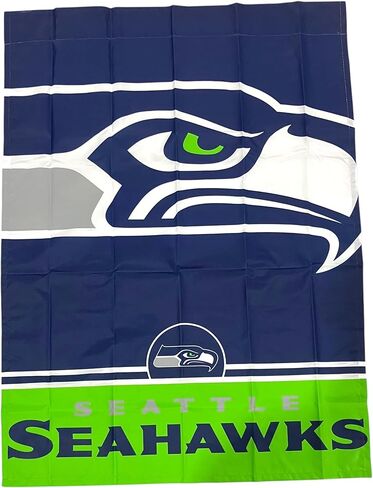 WinCraft NFL Seattle Seahawks Double Sided Flag, 27" X 37", Team Colors in Saudi Arabia