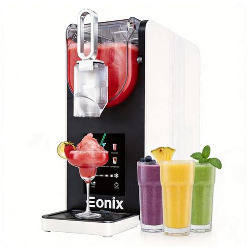 آلة سلاشي لا تحتاج إلى ثلج، آلة سلاشي 64 أونصة للمنزل مع وظيفة التنظيف التلقائي، صانع المشروبات المجمدة التجارية، 6 برامج محددة مسبقًا، شاشة LED، مارغريتا مجمدة، فرابيه، ميلك شيك ﻿ in Kuwait