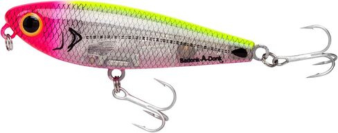 Bomber Lures Badonk-A-Donk High Pitch Saltwater Grade, (3-1/2-Inch) - Silver Flash/Blue Back, (BSWDTH3347) in Saudi Arabia