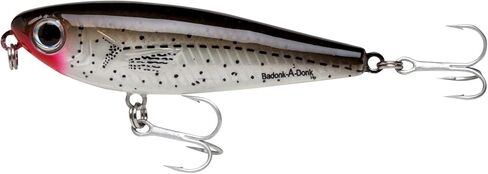 Bomber Lures Badonk-A-Donk High Pitch Saltwater Grade, (3-1/2-Inch) - Silver Flash/Blue Back, (BSWDTH3347) in Saudi Arabia
