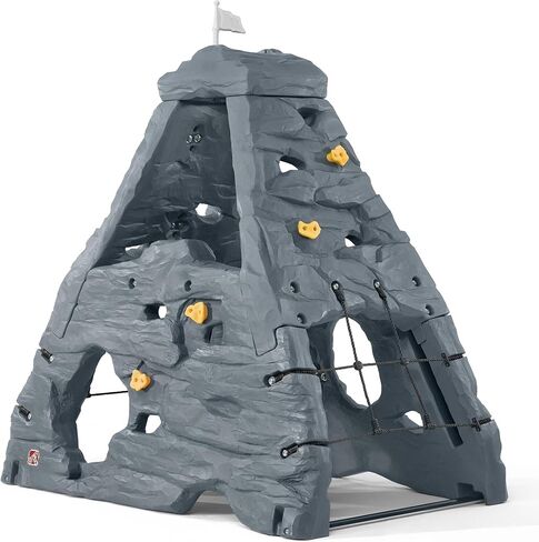Step2 Skyward Summit for Kids, Climbing Wall Playset for Toddlers, Ages 4 –8 Years Old, Easy to Assemble Kids Outdoor Playground for Backyard in Saudi Arabia