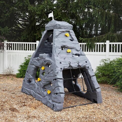Step2 Skyward Summit for Kids, Climbing Wall Playset for Toddlers, Ages 4 –8 Years Old, Easy to Assemble Kids Outdoor Playground for Backyard in Saudi Arabia