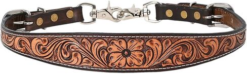 Hilason Western Horse Headstall Twhall مجموعة الأزهار الجلدية الأمريكية | تكا للخيول in Saudi Arabia