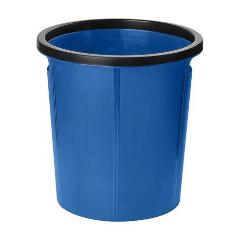 Eurysman Hand PlaticTrash Can - Compact Wastebin for Bathroom, Kitchen, Office, Home Use - Blue - 1.8 Gallon in Saudi Arabia