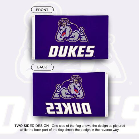 Desert Cactus James Madison University Flag - 3 x 5 Feet Dukes JMU Banner, Indoor/Outdoor Durable Fabric Display (Style G) in Saudi Arabia