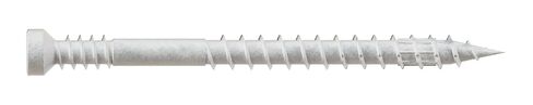 Simpson Strong-Tie FT07200R100W Finish Trim Screw — #7 x 2 in. T10, Trim-Head, Quik Guard, White (100-Qty) in Saudi Arabia