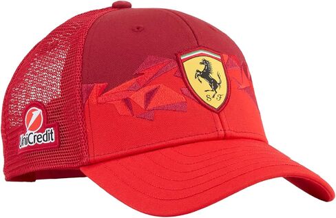 قبعة PUMA Scuderia Ferrari F1 - Las Vegas GP 2025 إصدار خاص - أحمر - مقاس واحد يناسب الجميع in Saudi Arabia