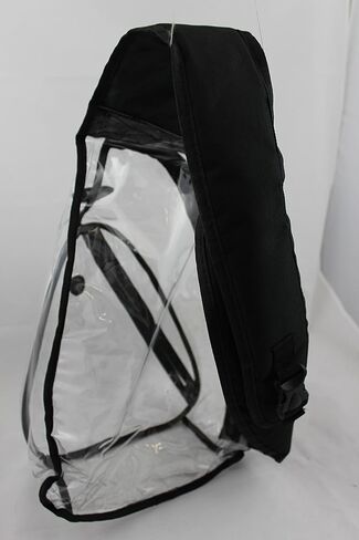 Travel Sport See Through Transparent Clear PVC Vinyl One Shoulder Sling/Hiking/Traveling/Multipurpose Backpack in Saudi Arabia
