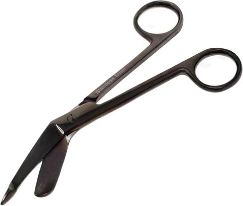 Vet Tech Gift Left-Handed Bandage Scissors – Colorful 5.5" Stainless Steel Nursing Scissors, Perfect for Nurse Week, Veterinarian Technician Appreciation Week,Trainees & Paramedics (Blue) in Saudi Arabia