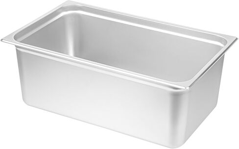 Restaurantware-Kitchen Tek Full Size Steam Table Pan, 1 Anti-Jam Steam Pan - Lid Sold Separately, 8â€ Deep, 24 Gauge Stainless Steel, Freezable, For Catering Event And Party in Saudi Arabia
