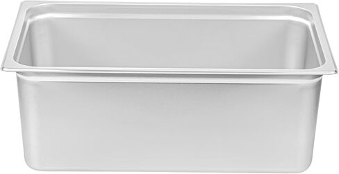 Restaurantware-Kitchen Tek Full Size Steam Table Pan, 1 Anti-Jam Steam Pan - Lid Sold Separately, 8â€ Deep, 24 Gauge Stainless Steel, Freezable, For Catering Event And Party in Saudi Arabia