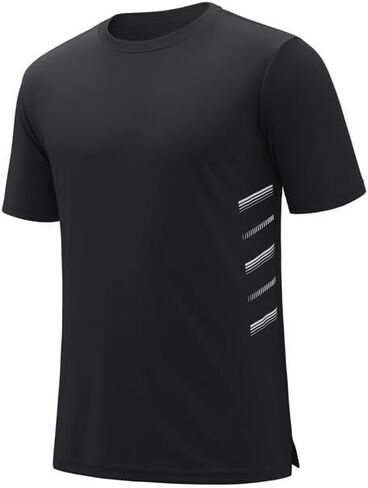 MAGCOMSEN Men's Workout Shirts Short Sleeve Athletic Dry Fit T-Shirts Lightweight Cooling Gym Running Rash Guard in Saudi Arabia