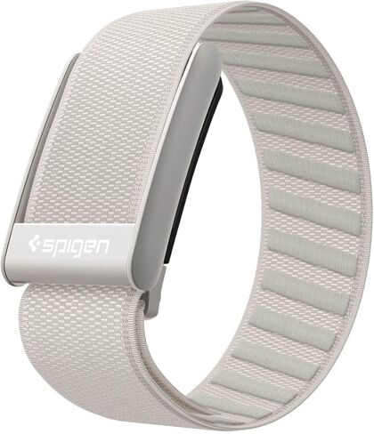 Spigen for WHOOP Band, WBF3 Compatible with WHOOP 5.0 Strap Breathable Nylon Replacement Wristband with Secure Fit for Fitness & Training - Black in Saudi Arabia
