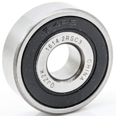 [100-Pack] 1614-2RS - Deep Groove Radial Ball Bearing 9.525 mm x 28.575 mm x 9.525 mm (ID x OD x Width) Double Rubber Seal with Clearance C3 in Kuwait