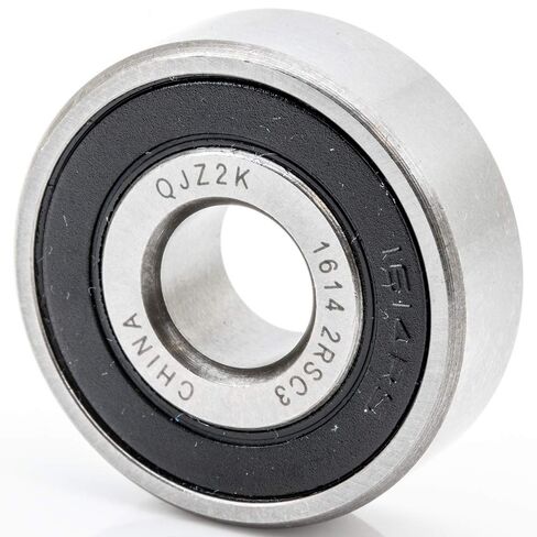[100-Pack] 1614-2RS - Deep Groove Radial Ball Bearing 9.525 mm x 28.575 mm x 9.525 mm (ID x OD x Width) Double Rubber Seal with Clearance C3 in Kuwait