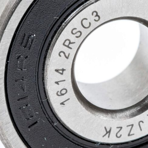 [100-Pack] 1614-2RS - Deep Groove Radial Ball Bearing 9.525 mm x 28.575 mm x 9.525 mm (ID x OD x Width) Double Rubber Seal with Clearance C3 in Kuwait