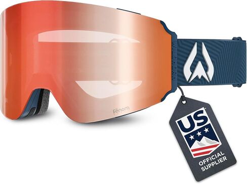 Wildhorn Maxfield Pro Photochromic Ski Goggles for Men & Women – Fenom Lens, 185° Wide View, 3X Anti-Fog, Anti-Scratch in Saudi Arabia