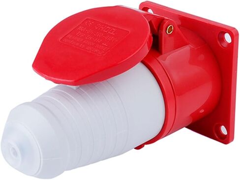 KETDDYEG Industrial and Socket Connector Aviation Three-core Four-core Five-Hole 16A/32A Waterproof Non-Explosion-Proof Docking Set(3 core 32A Concealed Installation) in Saudi Arabia