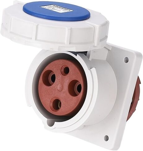 KETDDYEG 63A مقبس صناعي مقاوم للماء ذو ​​3 فتحات MN6332 * 63A * 220V-250V * 3 ثقوب * 13.8KW in Saudi Arabia