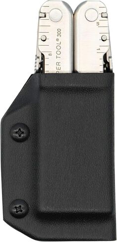 Clip & Carry Kydex Multitool Sheath for Leatherman Supertool 300 - Everyday Carry Holder Holster - Made in USA - Diamond Plate (Multi-Tool not Included) in Saudi Arabia