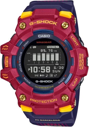G-Shock Unisex GBD100BAR-4 Barcelona Match Day Watch in Saudi Arabia