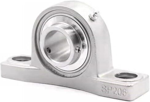 NQVQTKRUP 1PCS Stainless Steel Outer Spherical Bearing Belt Base SUCP201 UCP202 UCP203 204 205(Sucp202) in Saudi Arabia