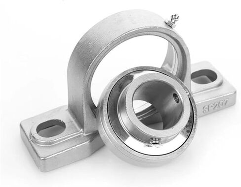 NQVQTKRUP 1PCS Stainless Steel Outer Spherical Bearing Belt Base SUCP201 UCP202 UCP203 204 205(Sucp202) in Saudi Arabia