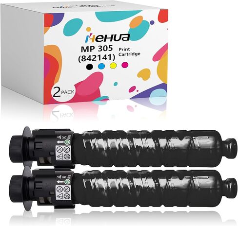 hehua Compatible MP C2503H Toner Cartridge MP C2003 (4-Pack,BK/C/Y/M) High Yield Replacement for Ricoh MP C2503 Toner Cartridge 841918 841919 841920 841921 for Ricoh MP C2003 C2004 C2503 C2504 Printer in Kuwait