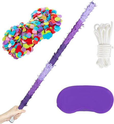 PCFING 30 Inch Piñata Stick Kit Blue Very Sturdy Will Not Break, Suitable for Kids Adults Can Have Fun at Any Party in Kuwait