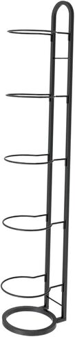 kowaku Vertical Ball Storage, Basketball Storage Shelf, Metal Volleyball Stand Holder, 5 Tier Ball Rack, Basketball Rack for Garage in Saudi Arabia