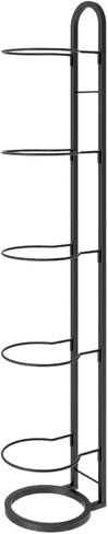 kowaku Vertical Ball Storage, Basketball Storage Shelf, Metal Volleyball Stand Holder, 5 Tier Ball Rack, Basketball Rack for Garage in Saudi Arabia
