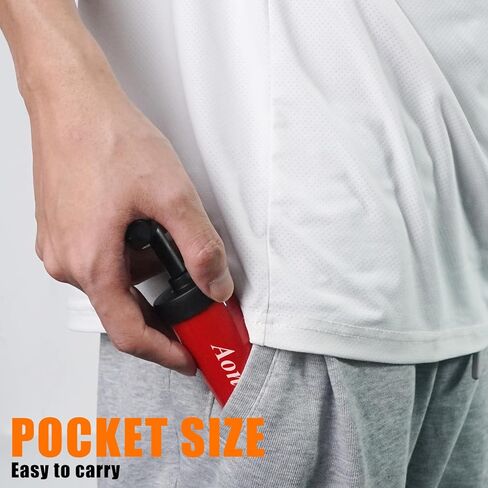 Aoneky Mini Sports Ball Pump - Portable Hand Air Pump for Basketball Soccer Ball Volleyball Balloons Swim Rings Inflation in Saudi Arabia