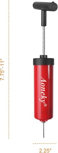 Aoneky Mini Sports Ball Pump - Portable Hand Air Pump for Basketball Soccer Ball Volleyball Balloons Swim Rings Inflation in Saudi Arabia