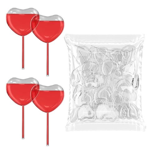 Heart Style 50Pcs 4mL Cupcakes Disposable Plastic Transfer Pipettes Liquid Dropper for Chocolate or Strawberries Cupcakes, Ice Cream, Mini Cakes, Waffles, Children's Painting in Saudi Arabia