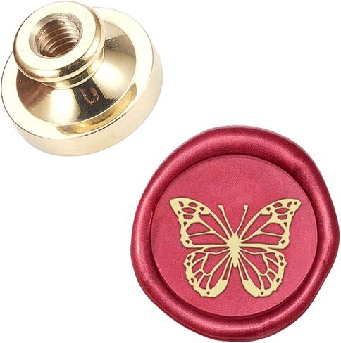 CRASPIRE Flower Wax Seal Stamp Head Poppies Plant Pattern Series Replacement Sealing Brass Stamp Head Olny for Envelope Invitations Wedding Wine Package Scrapbooks Parcels Gift Party Greeting Cards in Saudi Arabia
