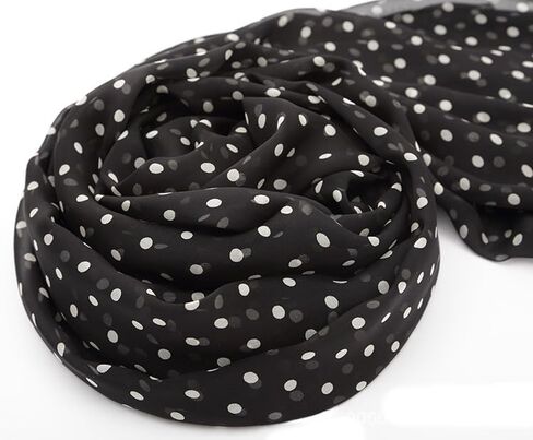 FGSS Women-Fashion-Fashlves Polka-Dot-Scarf-Classic-Classic-Classic-Classic-Classic-Classic-Wrap-Shaw in Saudi Arabia