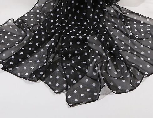 FGSS Women-Fashion-Fashlves Polka-Dot-Scarf-Classic-Classic-Classic-Classic-Classic-Classic-Wrap-Shaw in Saudi Arabia