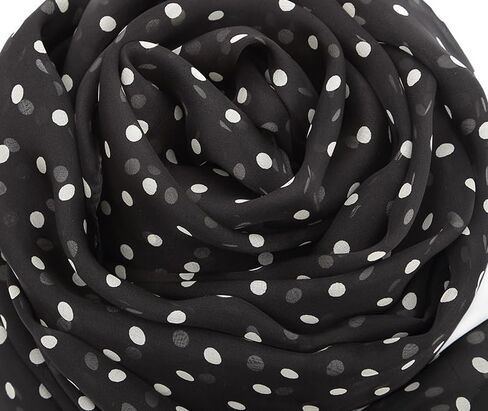 FGSS Women-Fashion-Fashlves Polka-Dot-Scarf-Classic-Classic-Classic-Classic-Classic-Classic-Wrap-Shaw in Saudi Arabia