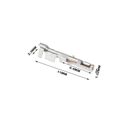 eMagTech 100 قطعة تجعيد دبوس 43030 متوافق مع موليكس 3.0 مم Micro Fit Housing أنثى Micro-Fit 43030 دبوس طرفي أنثى دبابيس موصل تجعيد نمط دبوس in Kuwait