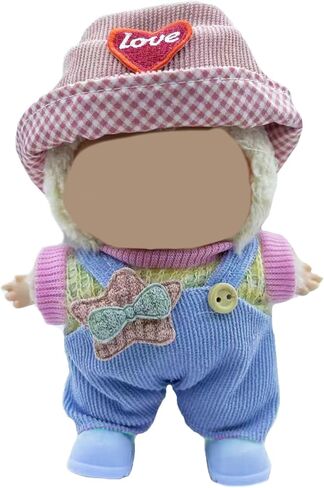 مجموعة ملابس الدمية التي تبلغ مساحتها 17 سم ، كاميرا دمى تزيين مصنوعة يدويًا ، تلبيس ملابس فريدة من نوعها لليسكلات ملحقات 17 سم (لا دمية) in Kuwait