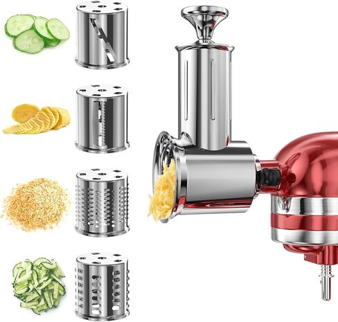 Juicer Machines Attachment for All KitchenAid Mixer. Masticating Juicer, Cold Press Juicer, Masticating Juicer Attachment with Feed Chute, Compatible with KitchenAid Stand Mixer in Kuwait