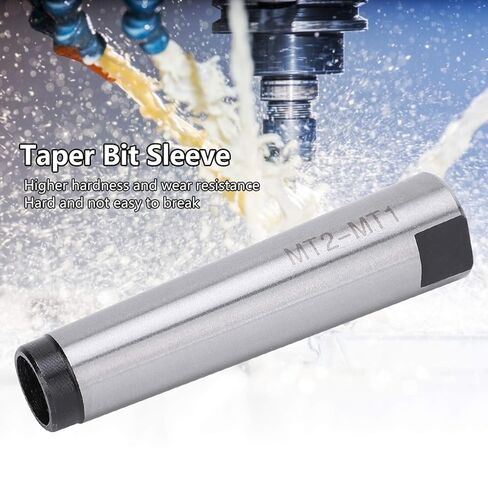 MT2-MT1 Morse Taper Reducer Taper Drill Sleeve Morse Drill Sleeve Bit for Lathe Milling HRC 50 Hardness for Shank Drills in Kuwait