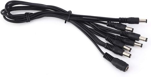 NDNCZDHC 1 to 6 Straight Cable Daisy Chain Guitar Multi Effect Pedal Power Supply Cable, Guitar Pedal Cables for 9V Power Adapter in Saudi Arabia