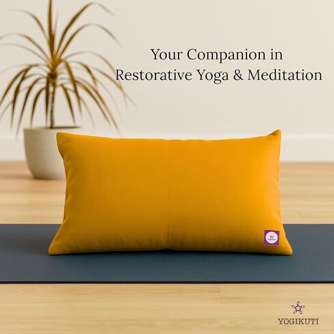 Yoga Pillow, Yoga Pillow for Meditation Practices, Versatile Meditation Bolster, Comfortable Floor & Kneeling Pillow, Iyengar yoga pilow - Comfort for Every Practice in Saudi Arabia