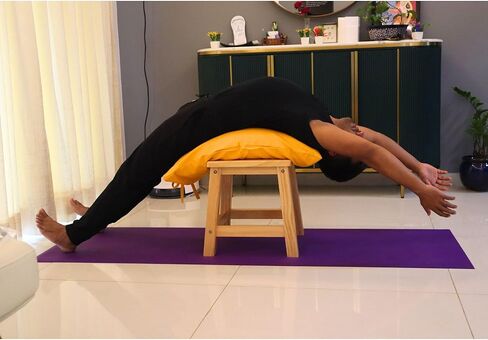 Yoga Pillow, Yoga Pillow for Meditation Practices, Versatile Meditation Bolster, Comfortable Floor & Kneeling Pillow, Iyengar yoga pilow - Comfort for Every Practice in Saudi Arabia